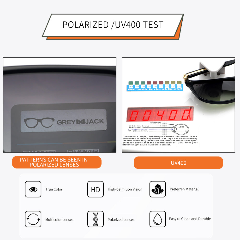 Black Frame Gradient Green Lens