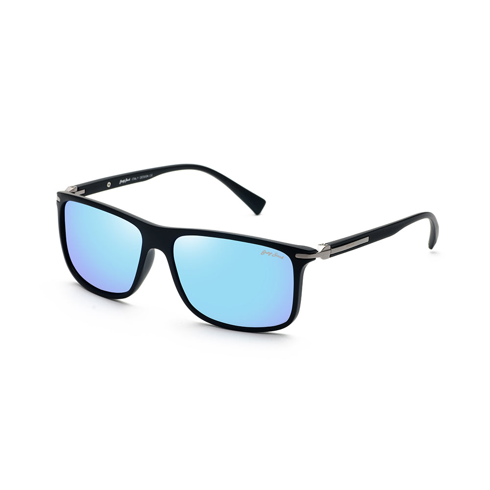 Black Frame Ice Blue Lens