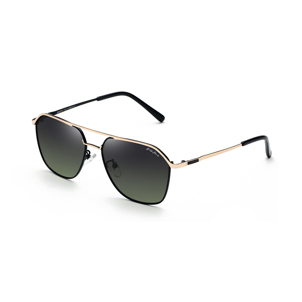 Gold Frame Gradient Green Lens
