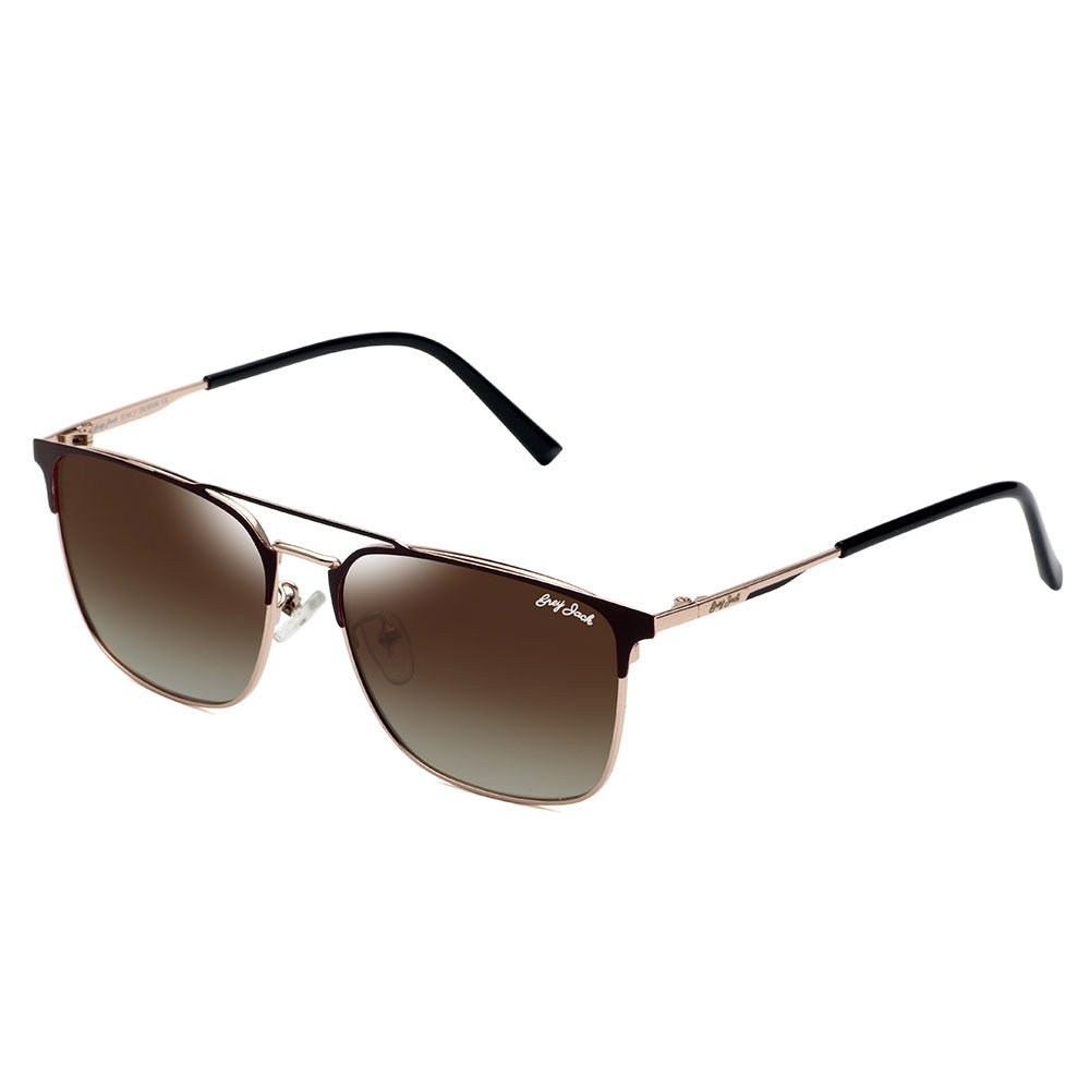 Gold Frame Brown Lens