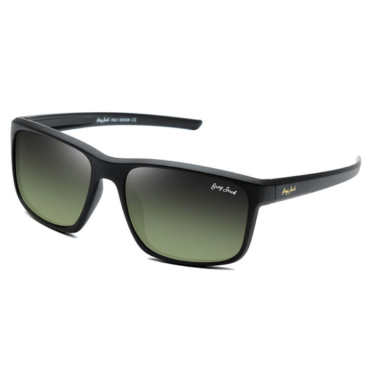 Black Frame Gradient Green Lens