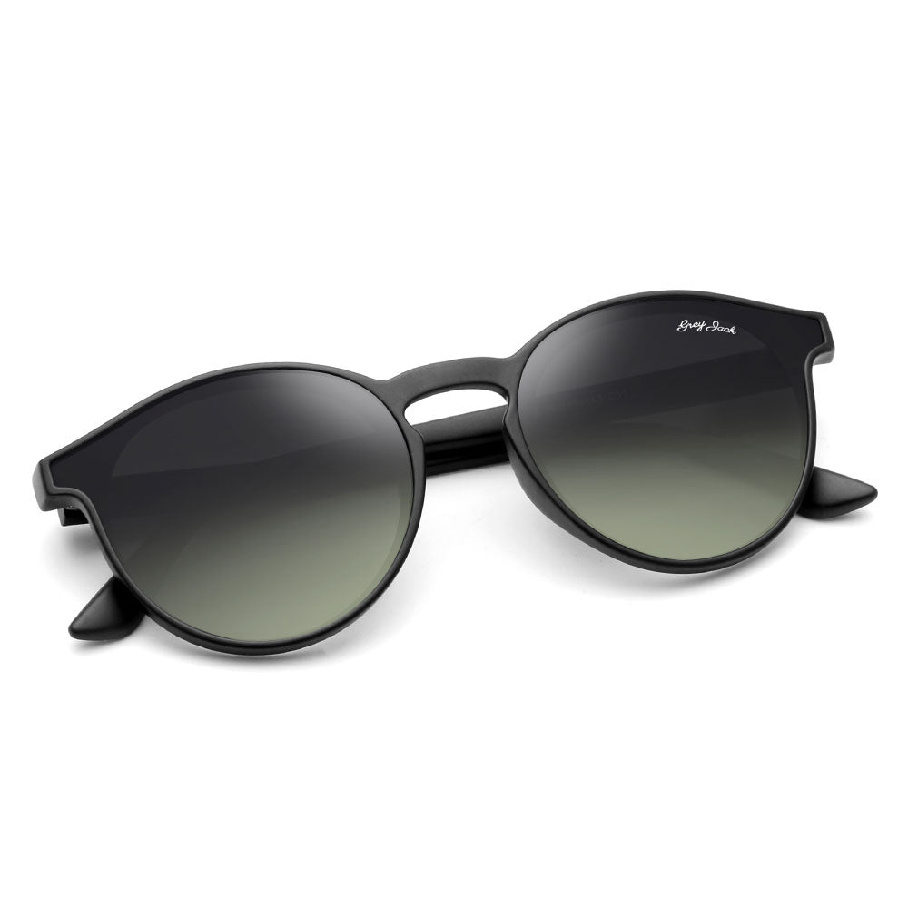 Matte Black Frame Double Green Lens