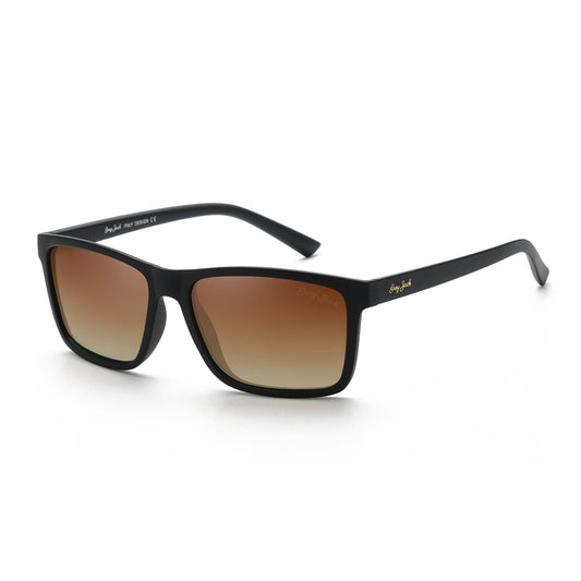Black Frame Gradient Brown Lens