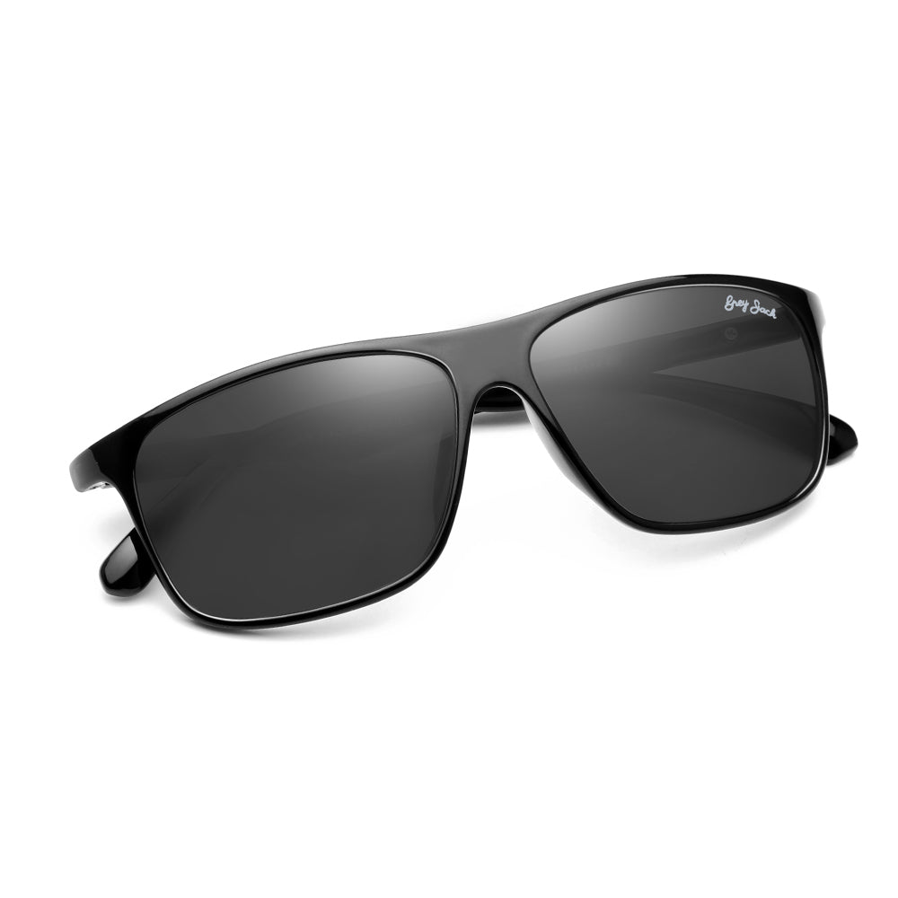 Shiny Black Frame Black Lens