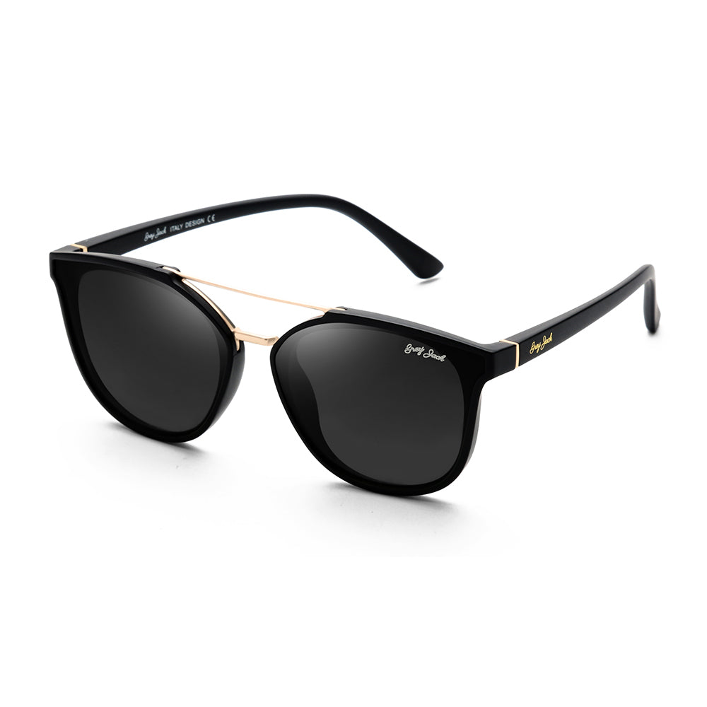 Matte Black Frame Black Lens