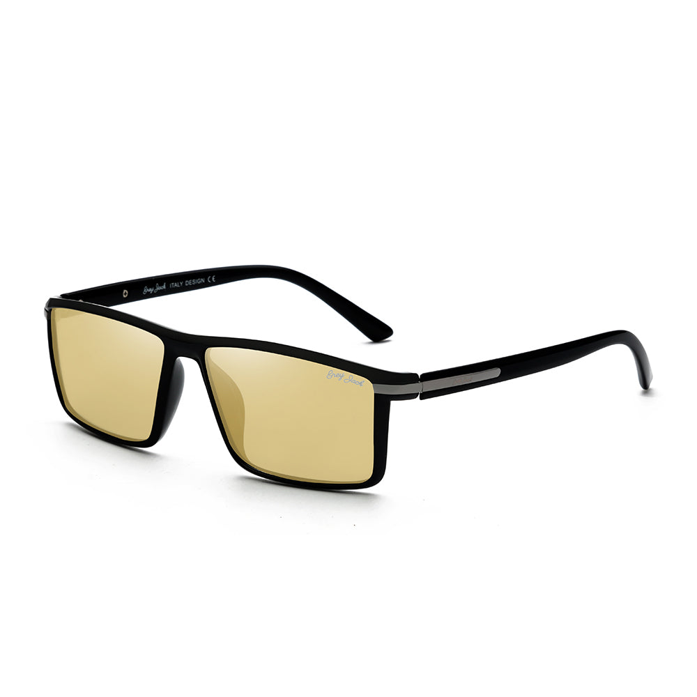 Black Frame Yellow Lens