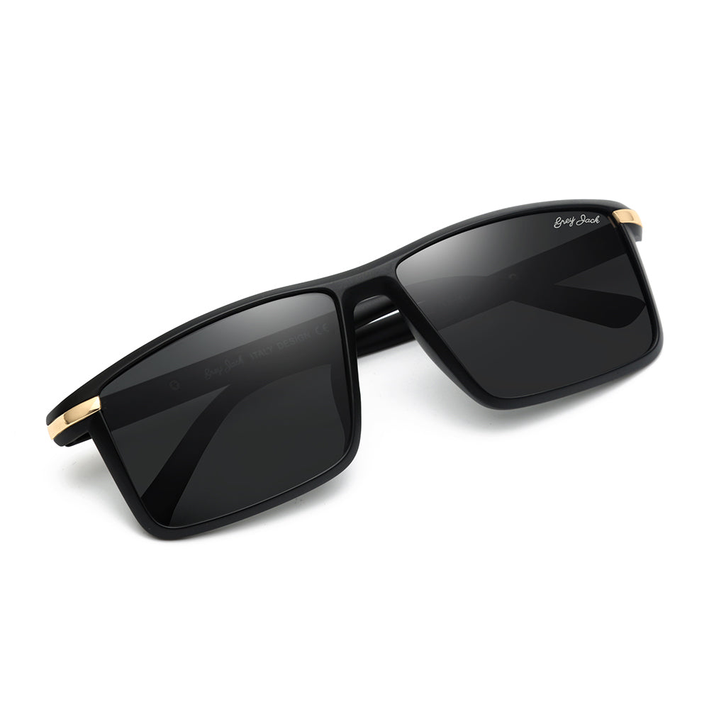 Matte Black Frame Black Lens