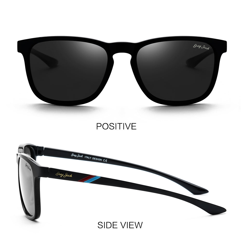 Shiny Black Frame Black Lens