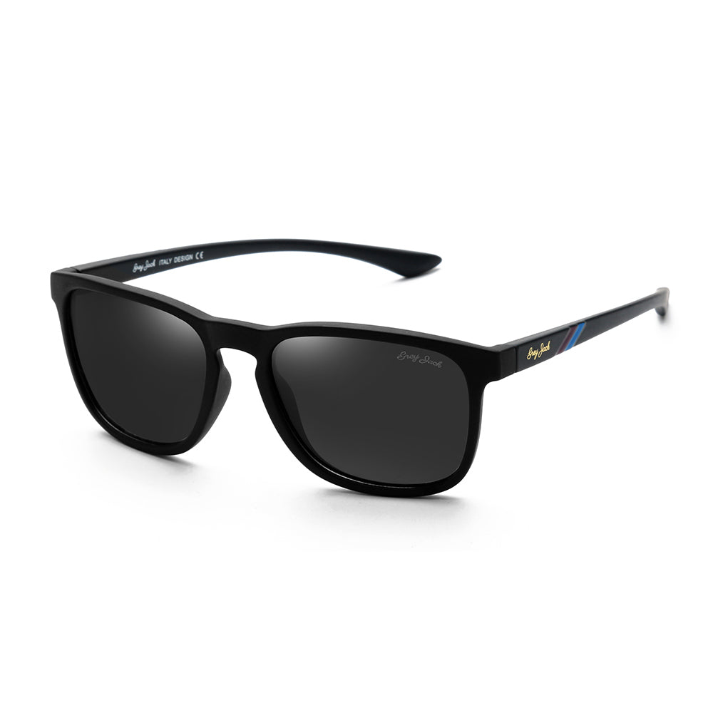 Matte Black Frame Black Lens