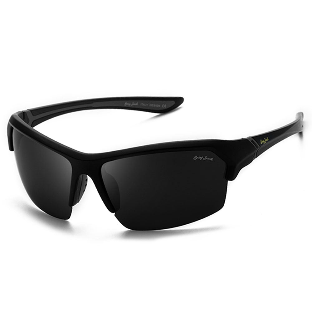 Matte Black Grey Frame Black Lens