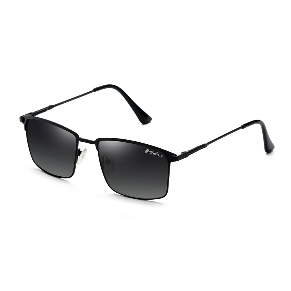 Black Frame Gradient Black Lens