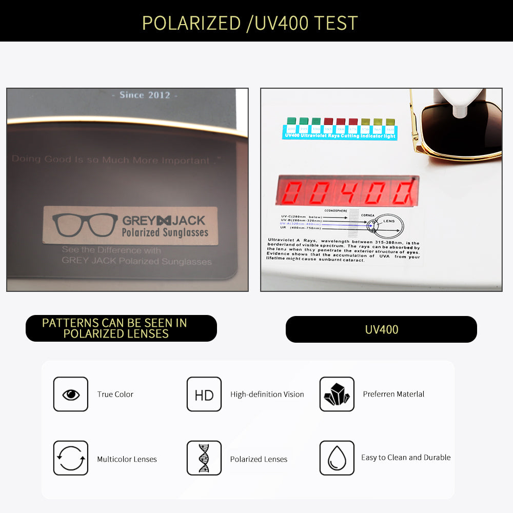 Gold Frame Gradient Brown Lens