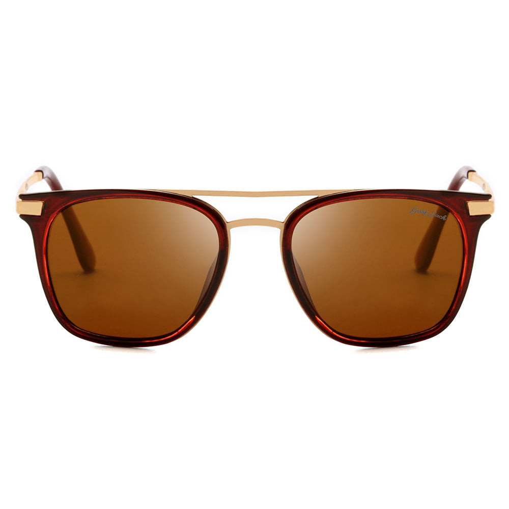Gold Frame Brown Lens