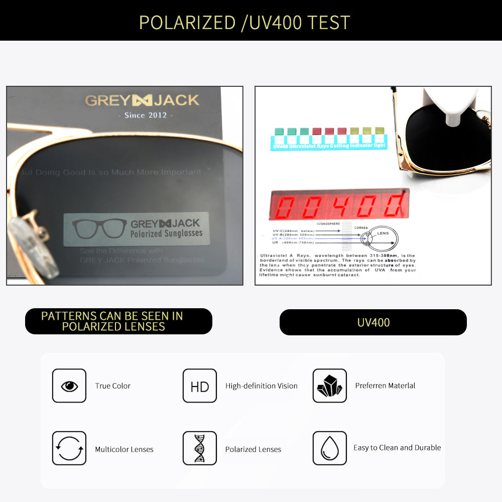 Gold Black Frame Black Lens