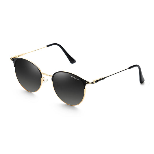 Gold Black Frame Gradient Black Lens