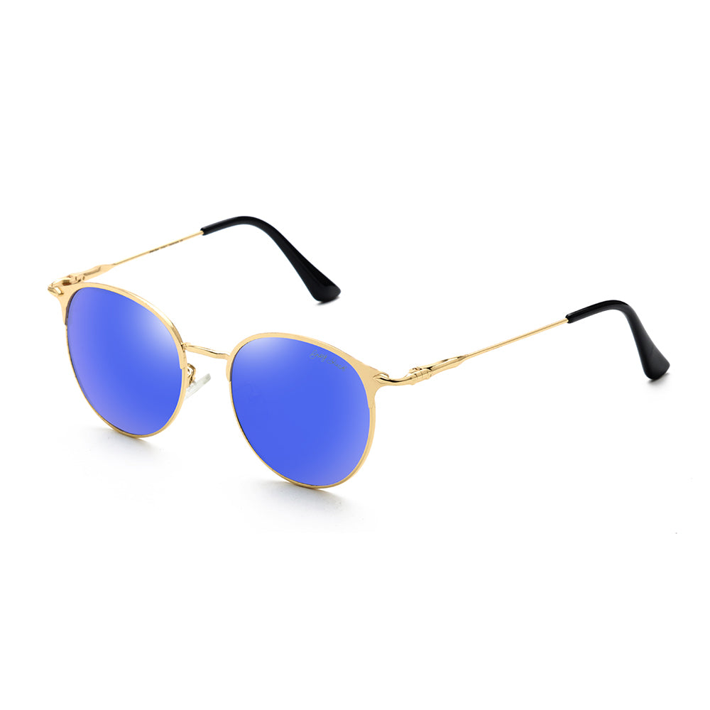 Gold Frame Blue Lens