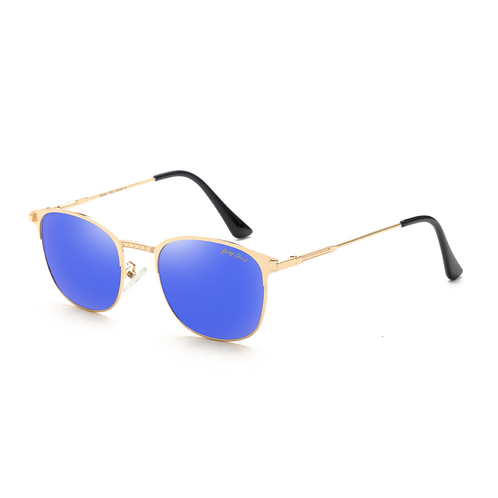 Gold Frame Blue Lens
