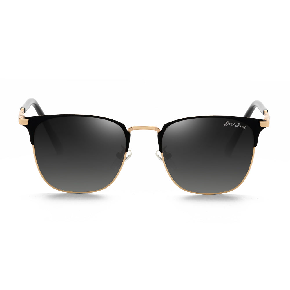 Gold Black Frame Gradient Black Lens