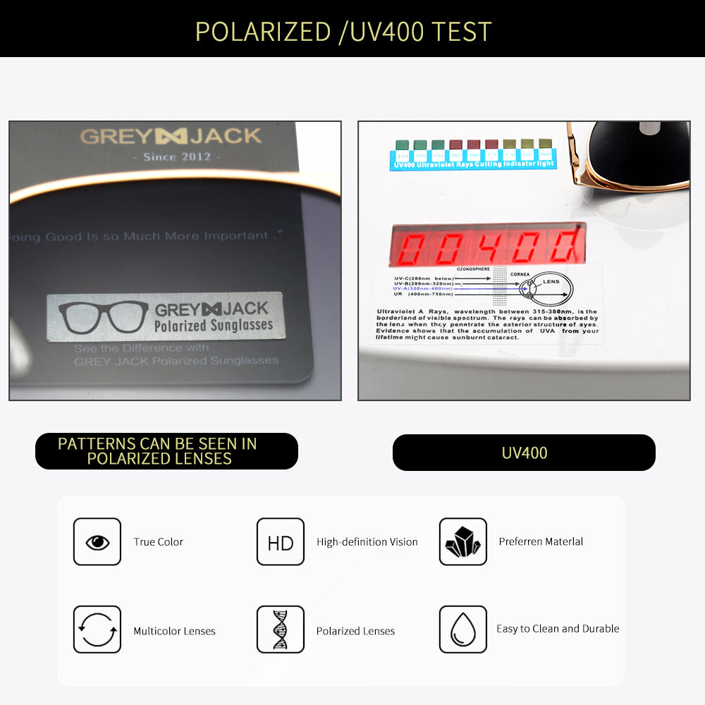 Gold Black Frame Gradient Black Lens
