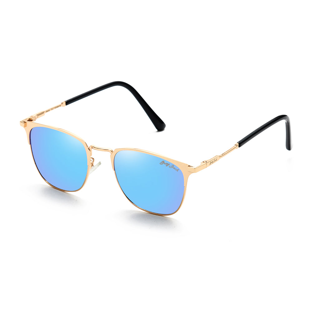Gold Frame Sky Blue Lens