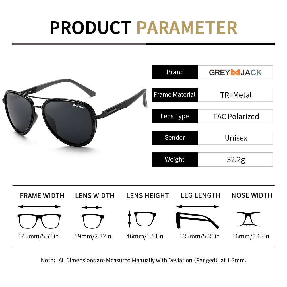 Black Frame Black Lens