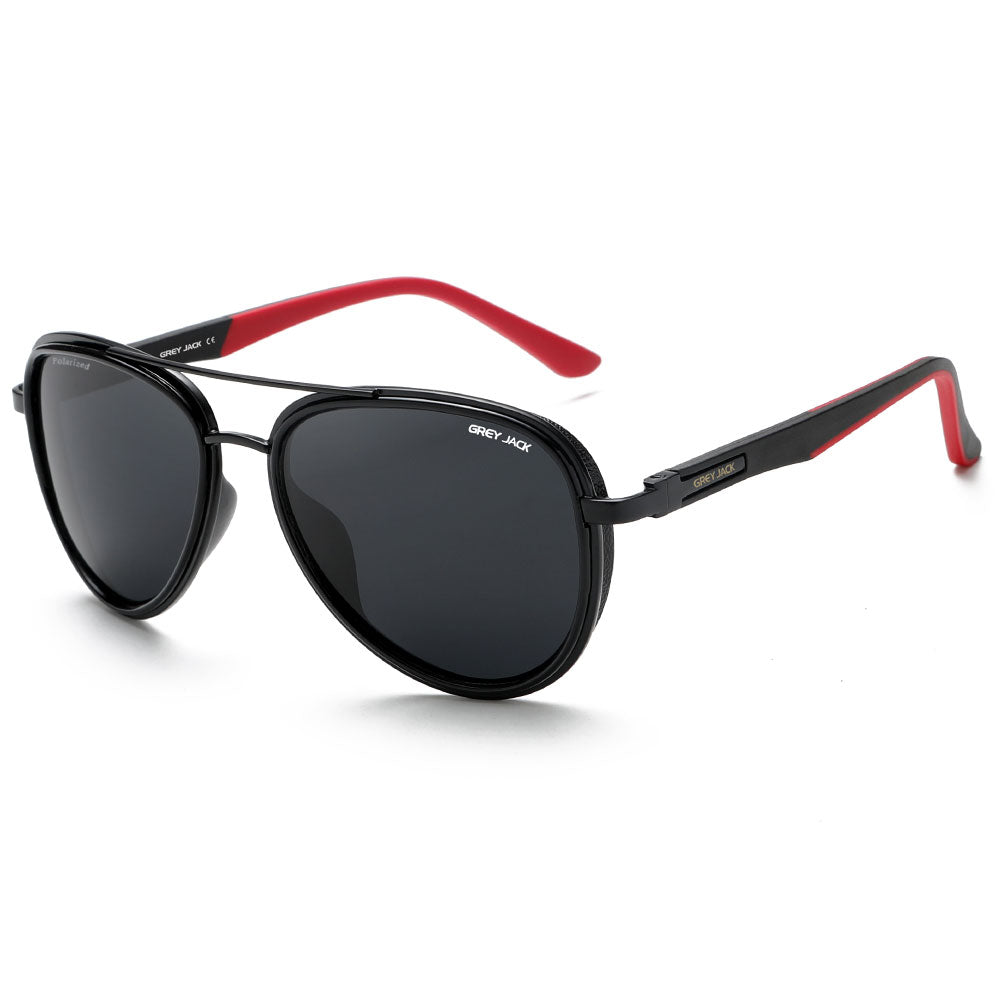 Black Red Frame Black Lens