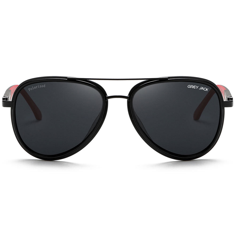 Black Red Frame Black Lens