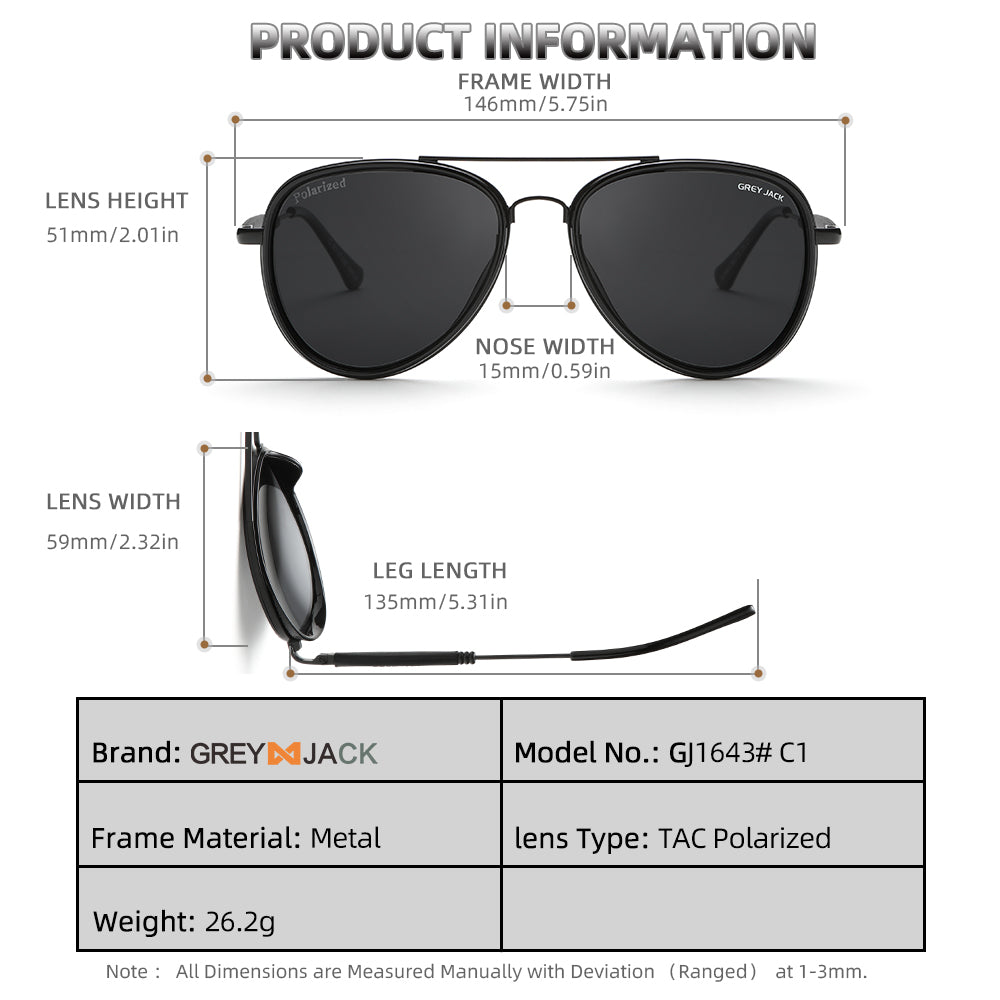 Black Frame Black Lens