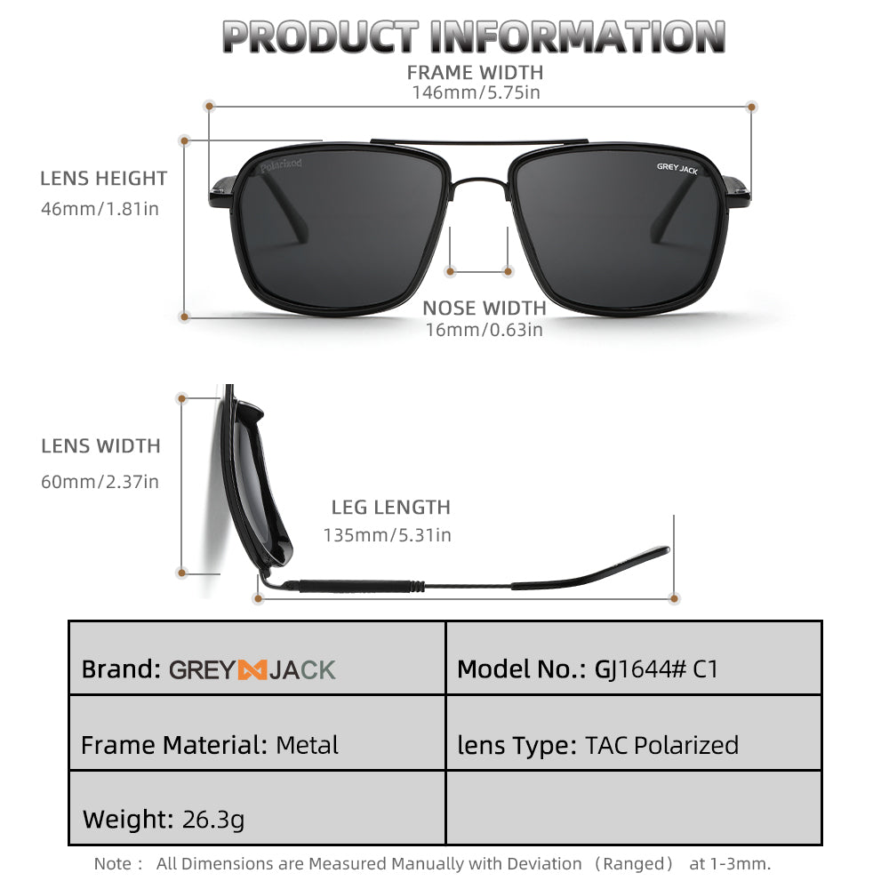 Black Frame Black Lens