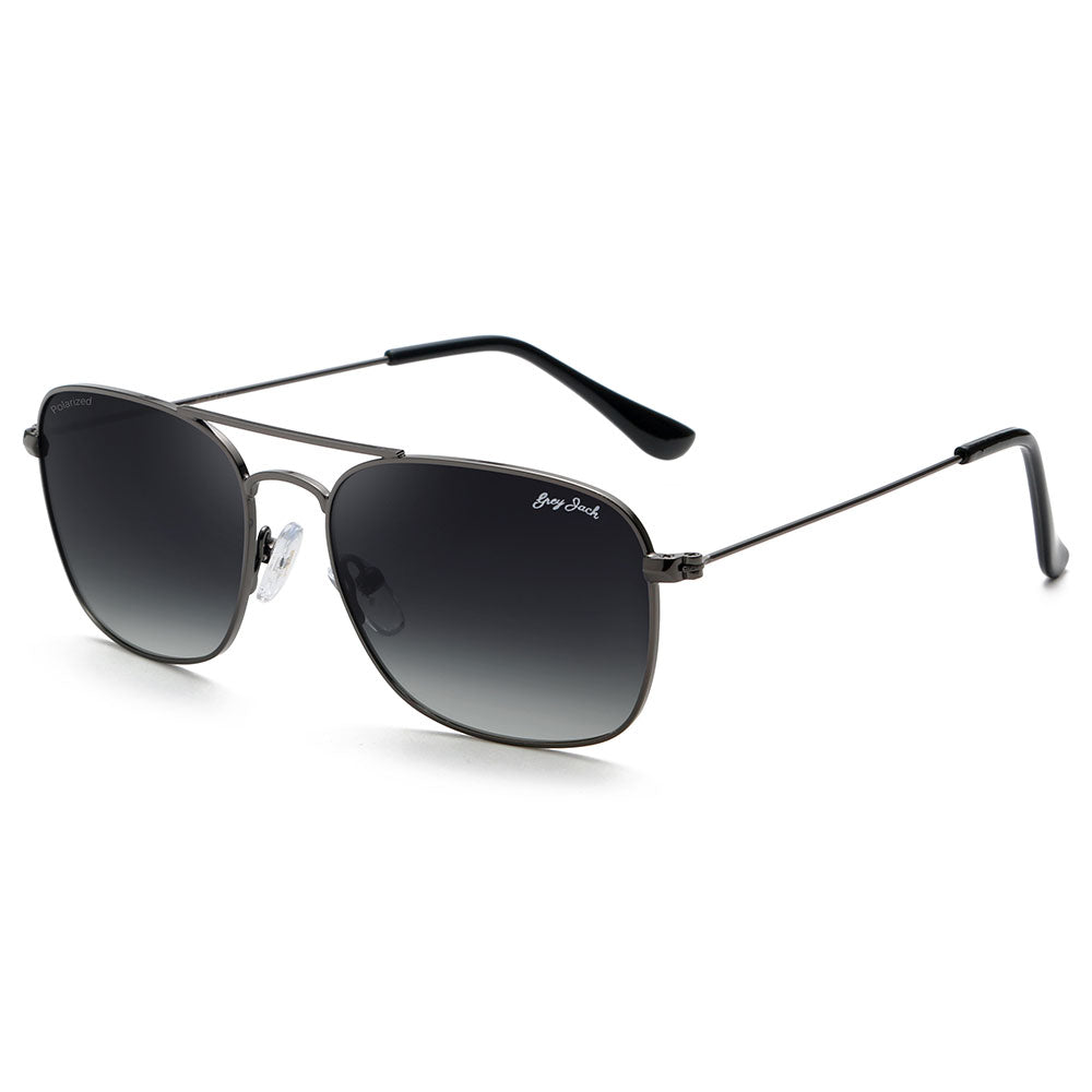 Gun Frame Double Black Lens