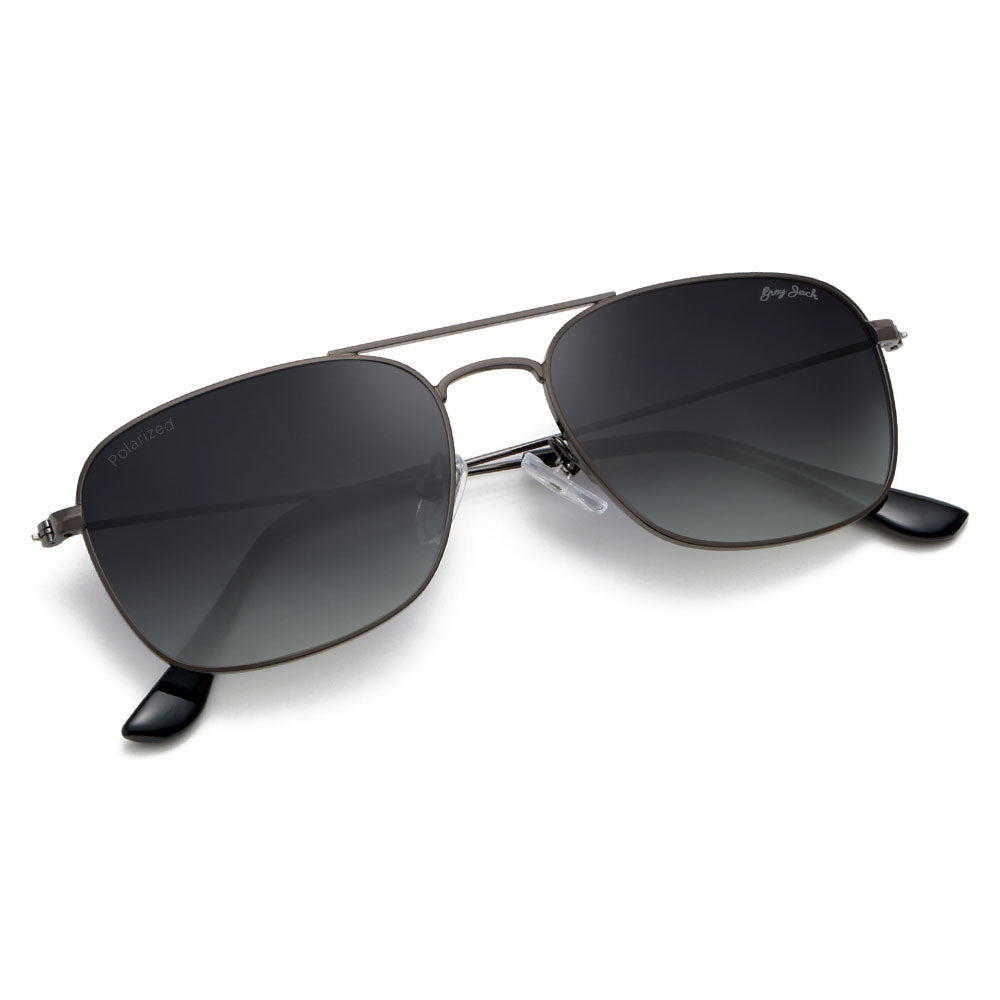 Gun Frame Double Black Lens