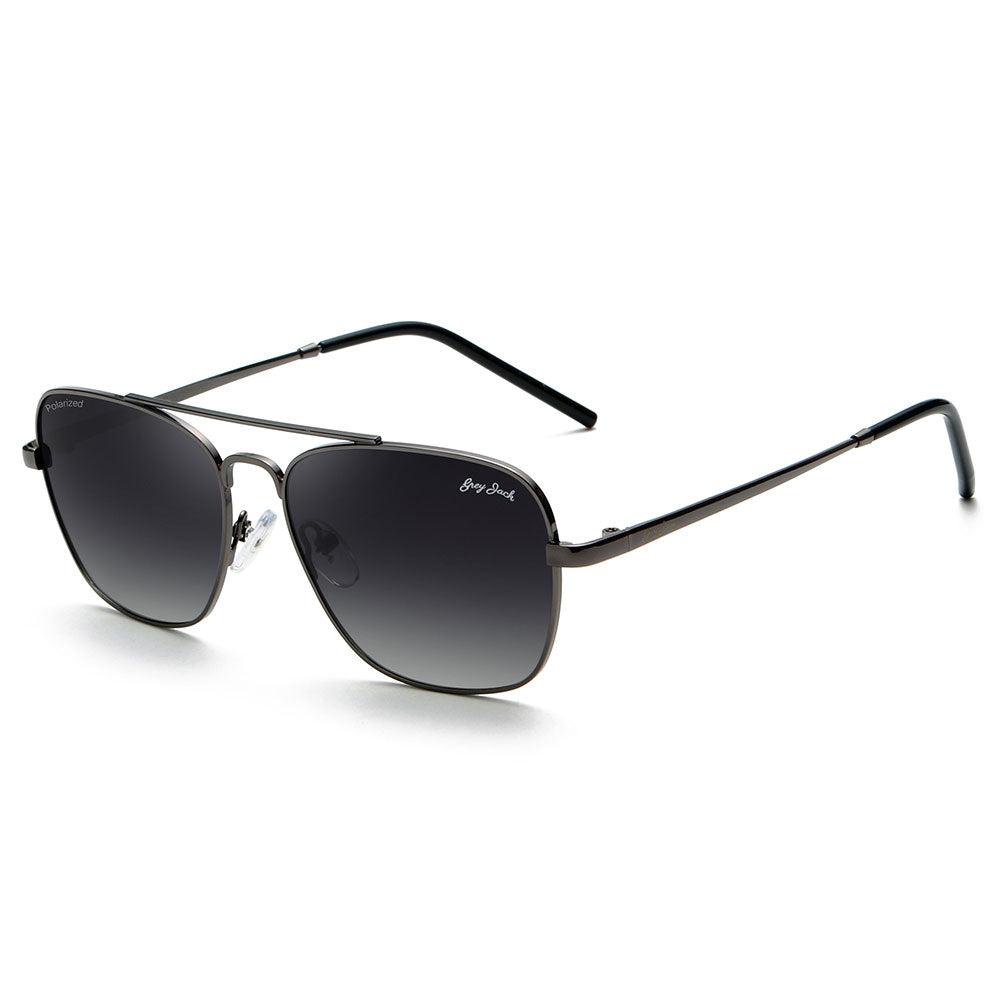 Gun Frame Double Black Lens