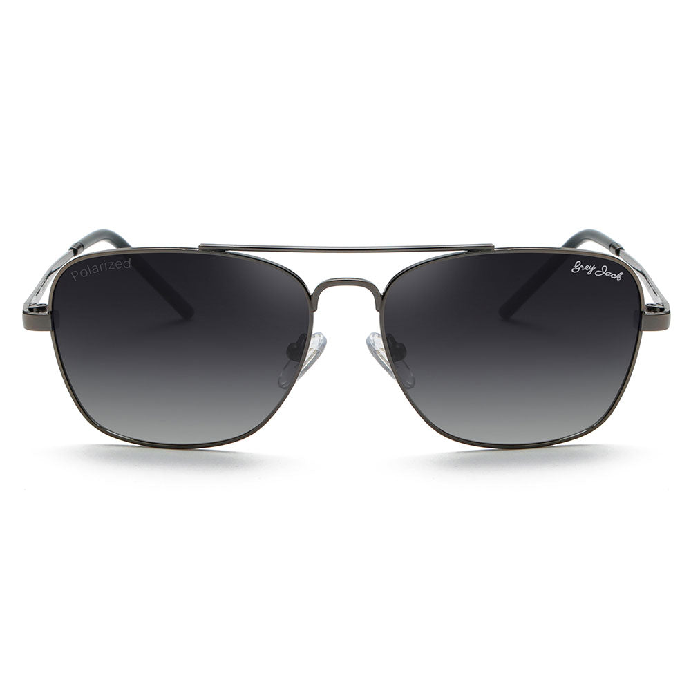 Gun Frame Double Black Lens