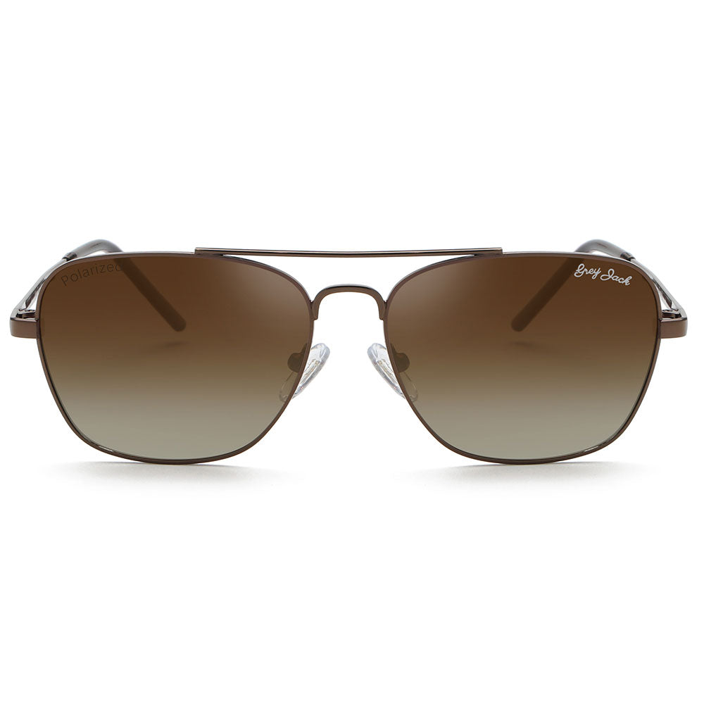 Coffee Frame Double Brown Lens