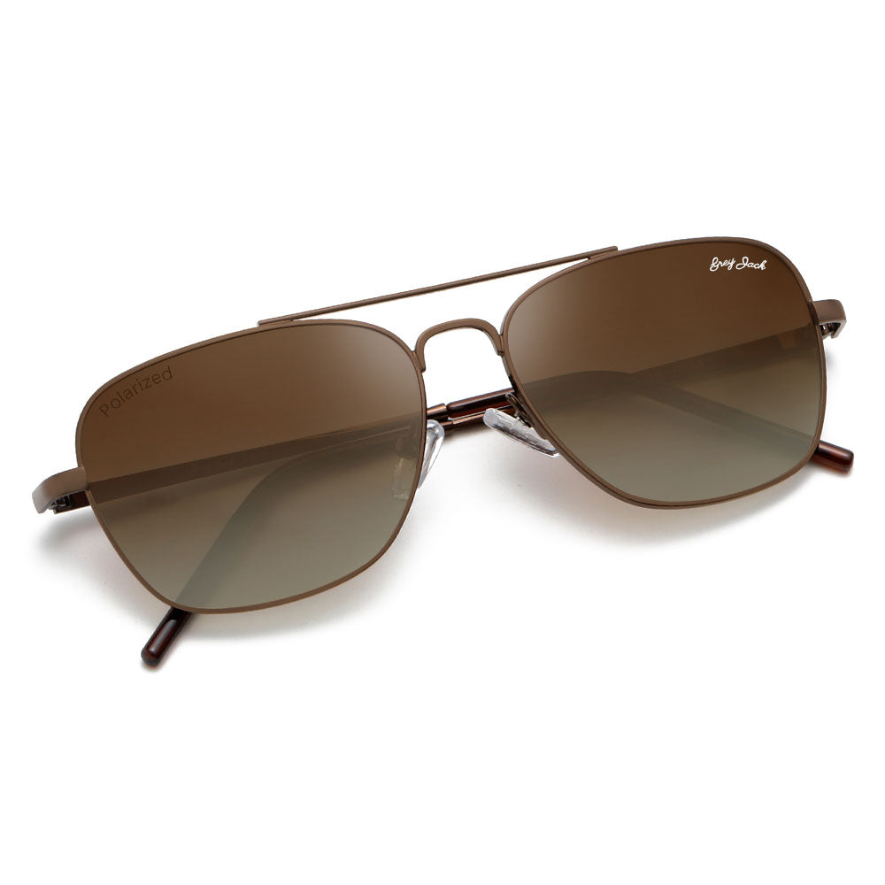 Coffee Frame Double Brown Lens