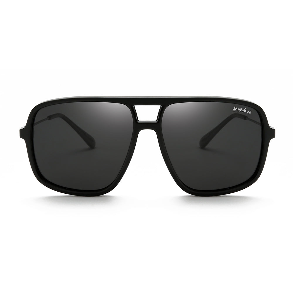 Black(Gun)Frame Black Lens
