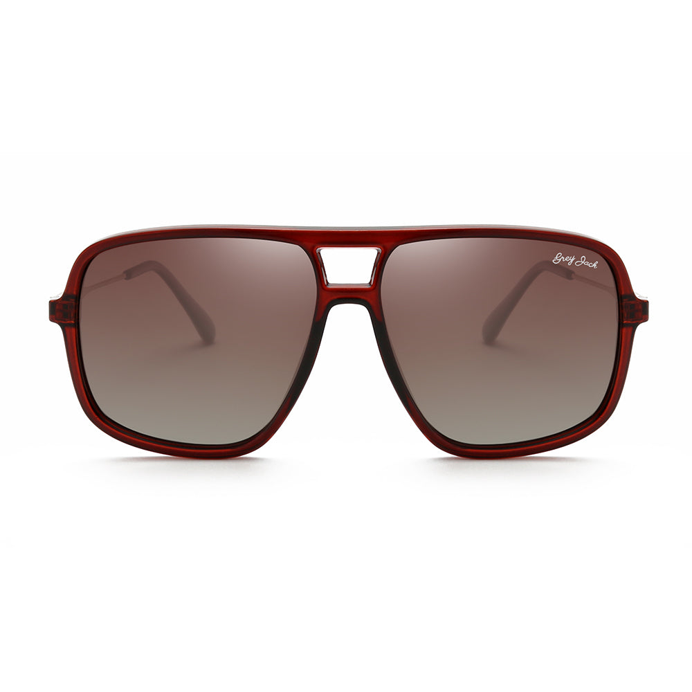 Brown(Gold) Frame Double Brown Lens