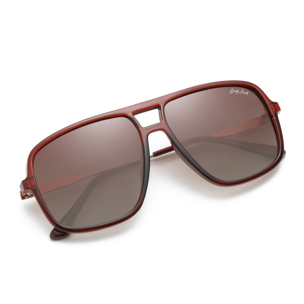 Brown(Gold) Frame Double Brown Lens