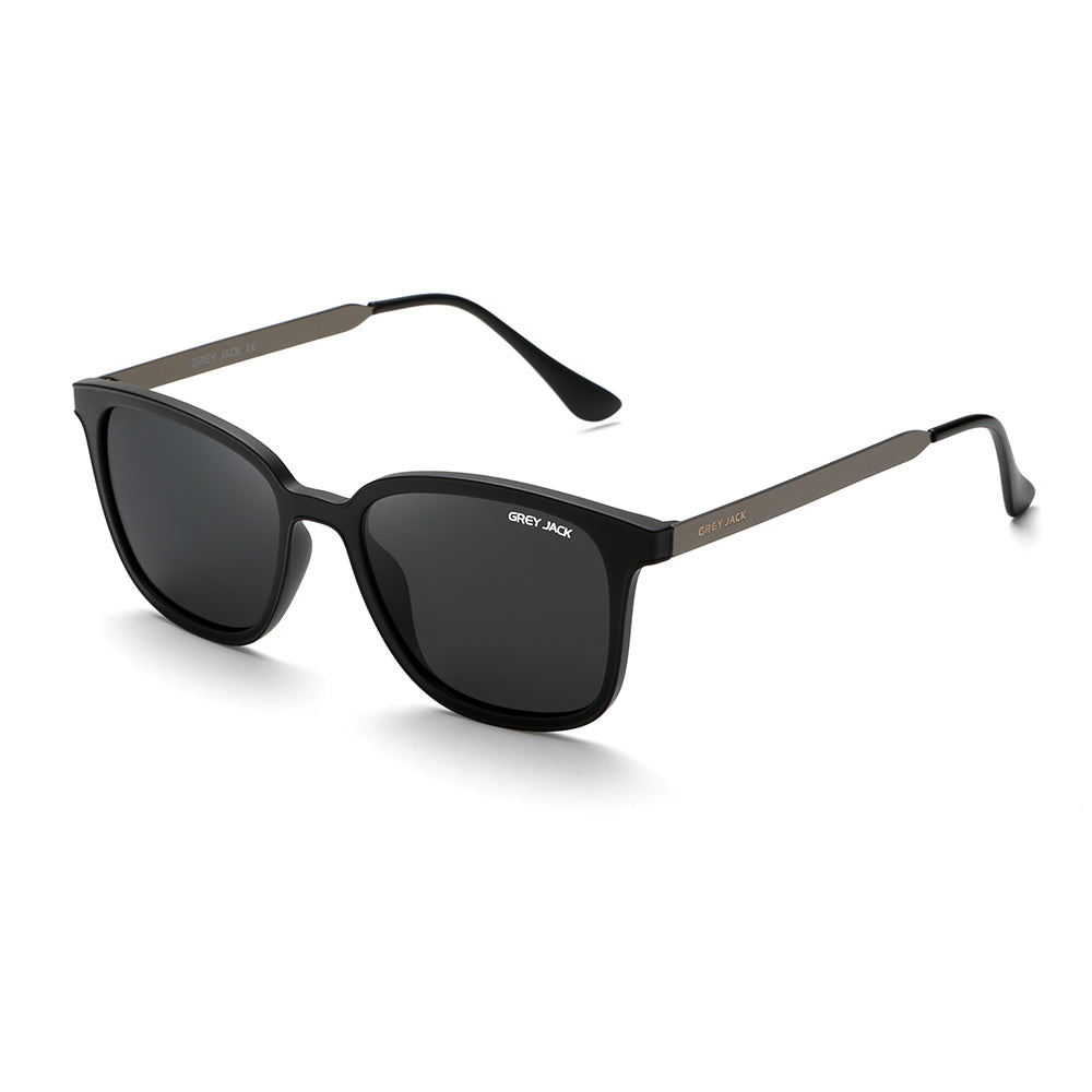 Matte Black Frame Black Lens