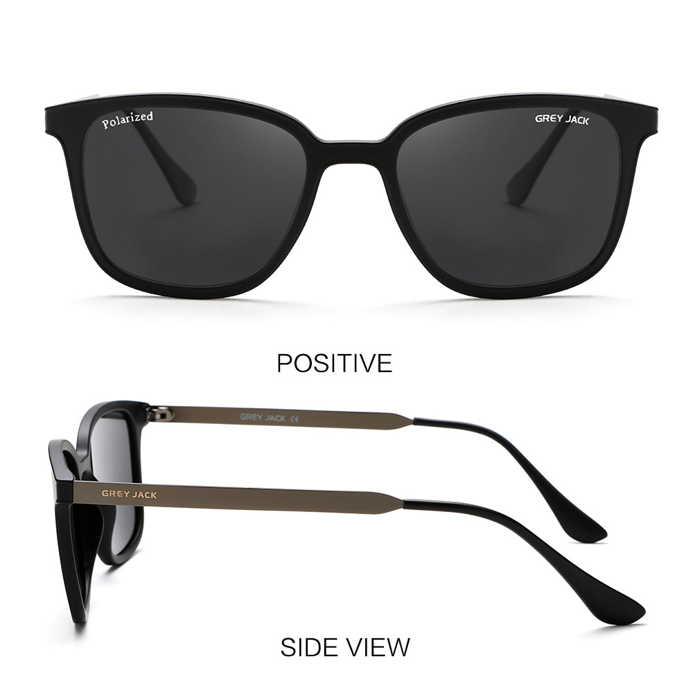 Matte Black Frame Black Lens