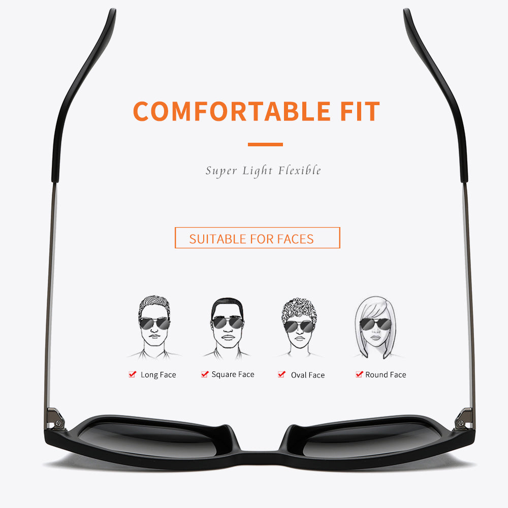 Matte Black Frame Black Lens