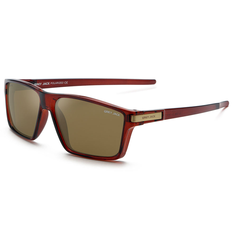 Brown Gold Frame Brown Lens