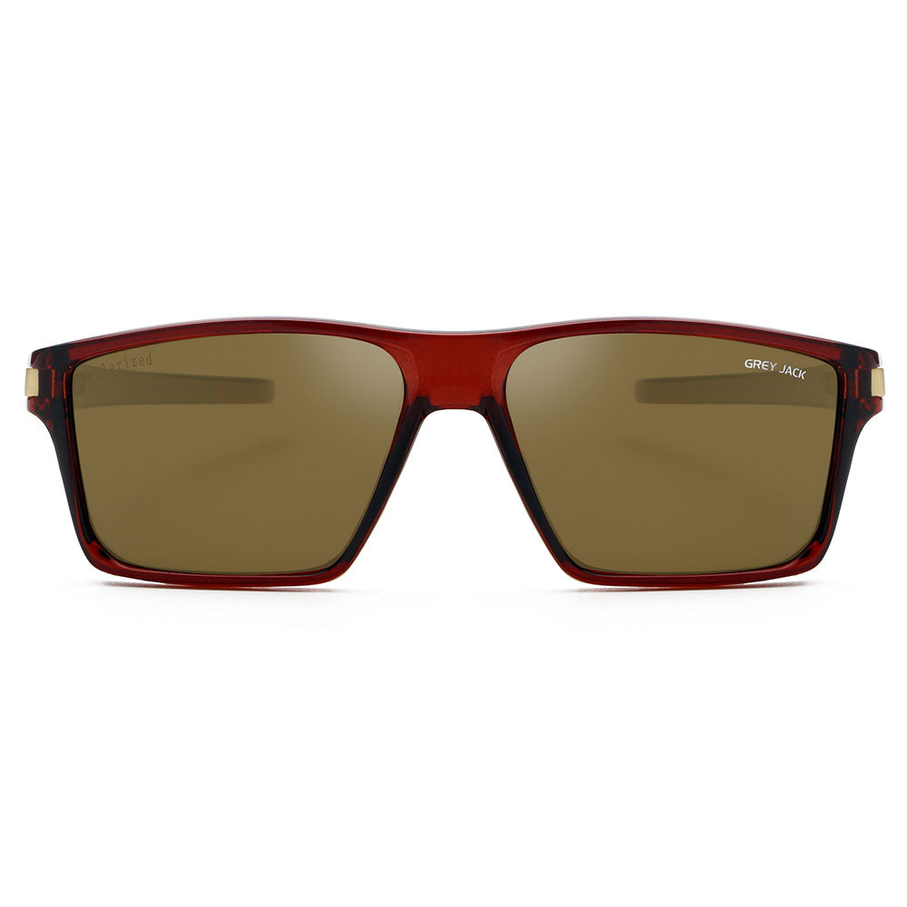 Brown Gold Frame Brown Lens