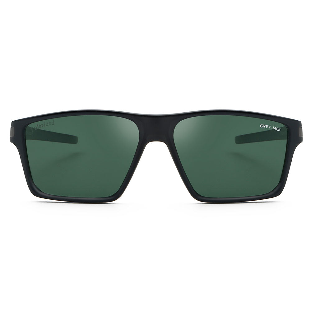 Black Gun Frame Green Lens