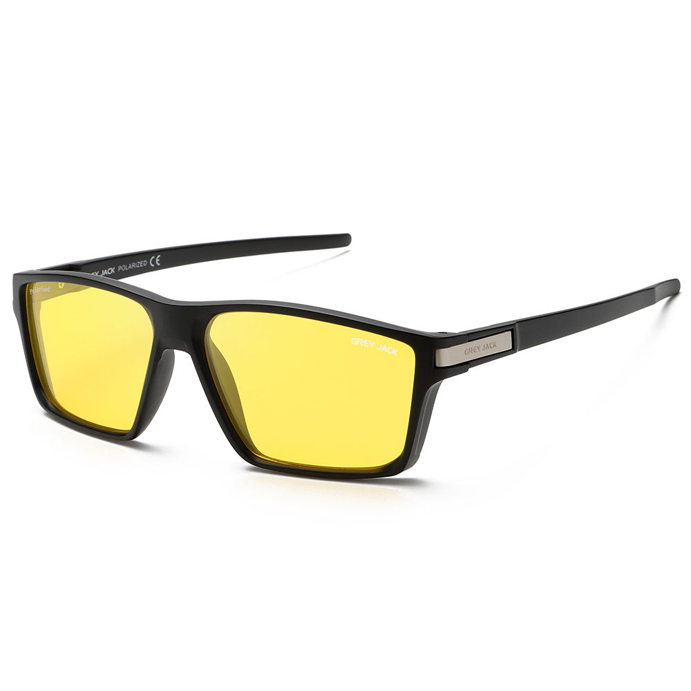 Matte Black Gun Frame Night Driving Lens