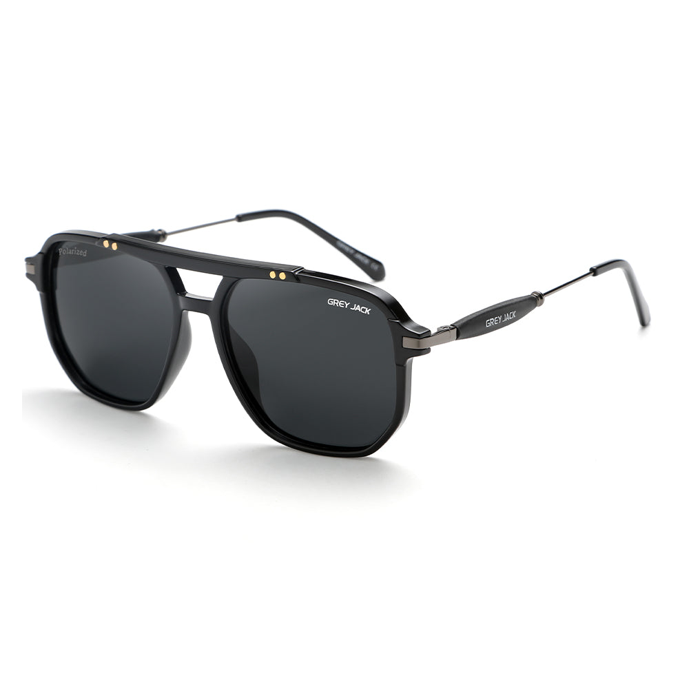 Shine Black Gun Frame Black Lens