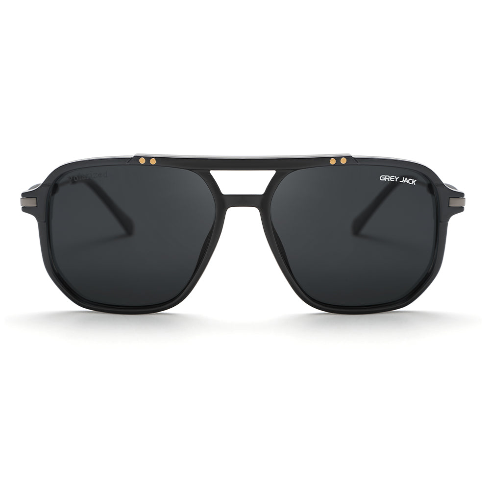 Shine Black Gun Frame Black Lens