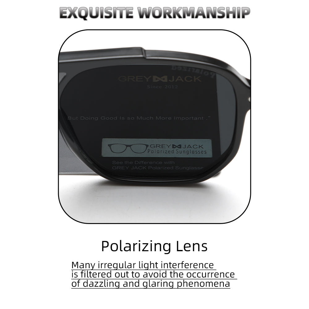 Shine Black Gun Frame Black Lens