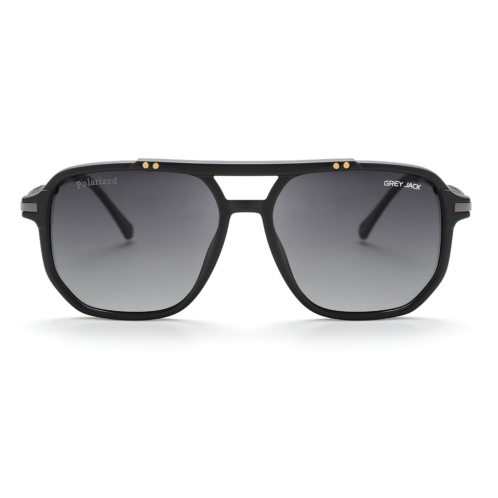 Matte Black Gun Frame Double Black Lens