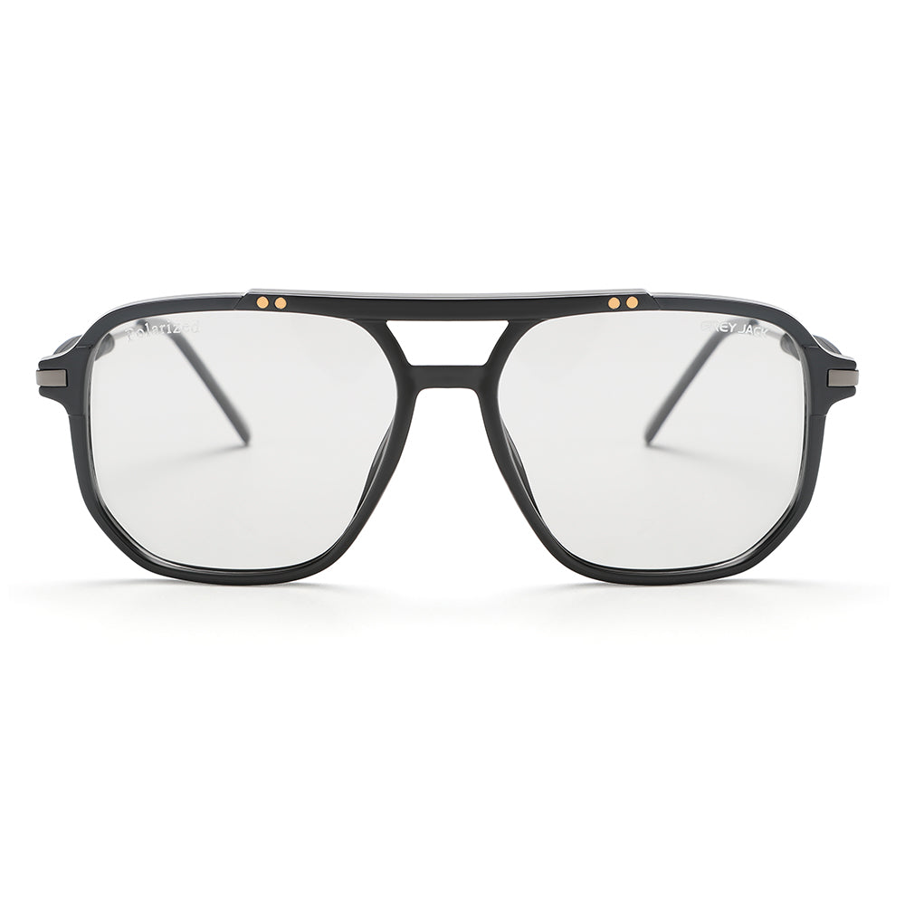Shine Black Gun Frame Photochromic Lens